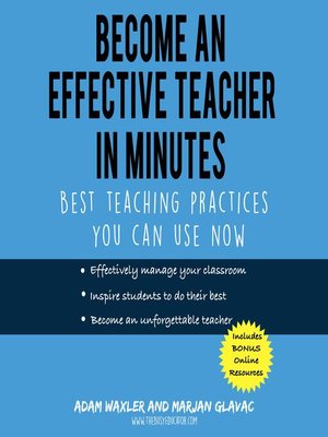 cover image of Become an Effective Teacher in Minutes